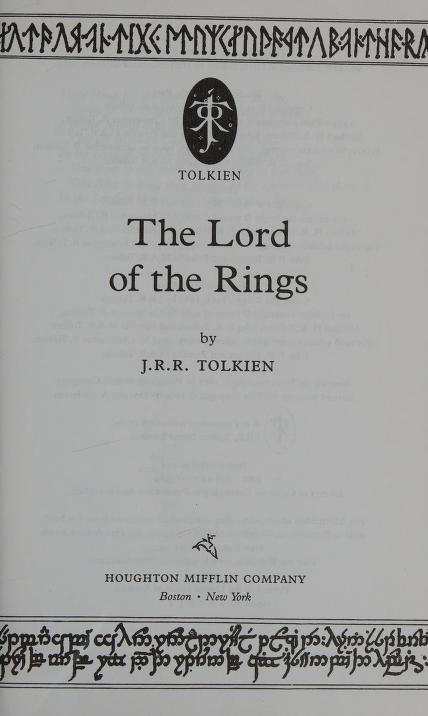 Galaxy serie Daddy The lord of the rings : Tolkien, J. R. R. (John Ronald Reuel), 1892-1973 :  Free Download, Borrow, and Streaming : Internet Archive